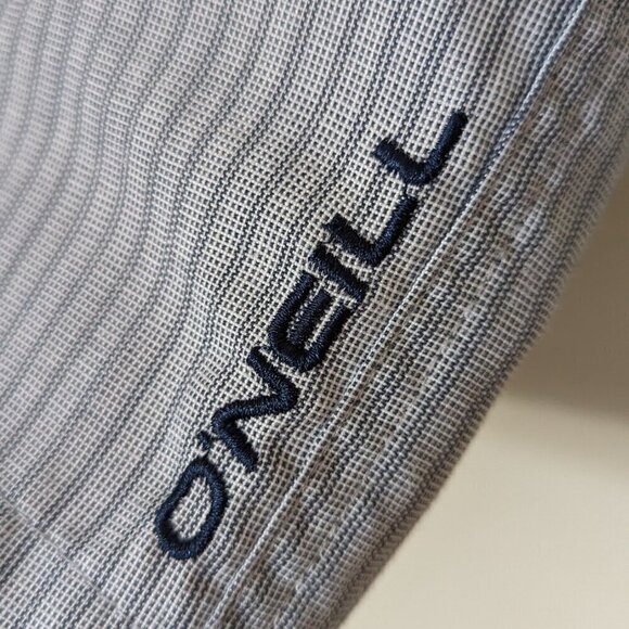 O'Neill Mens Gray Striped Flat Front 10.5" Inseam Skater Pockets Shorts, 36 - Picture 2 of 8